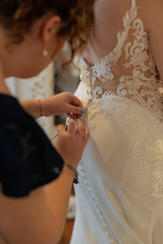 Audrey and Collin's ceremony at The Black Oak Venue in Sulphur Springs